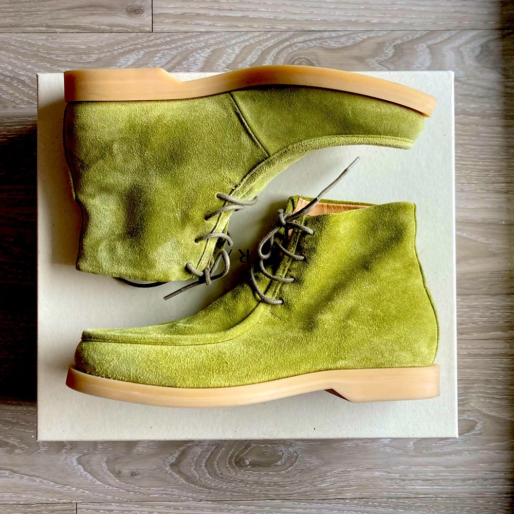Dear Frances Desert boot Green Suede. size 37